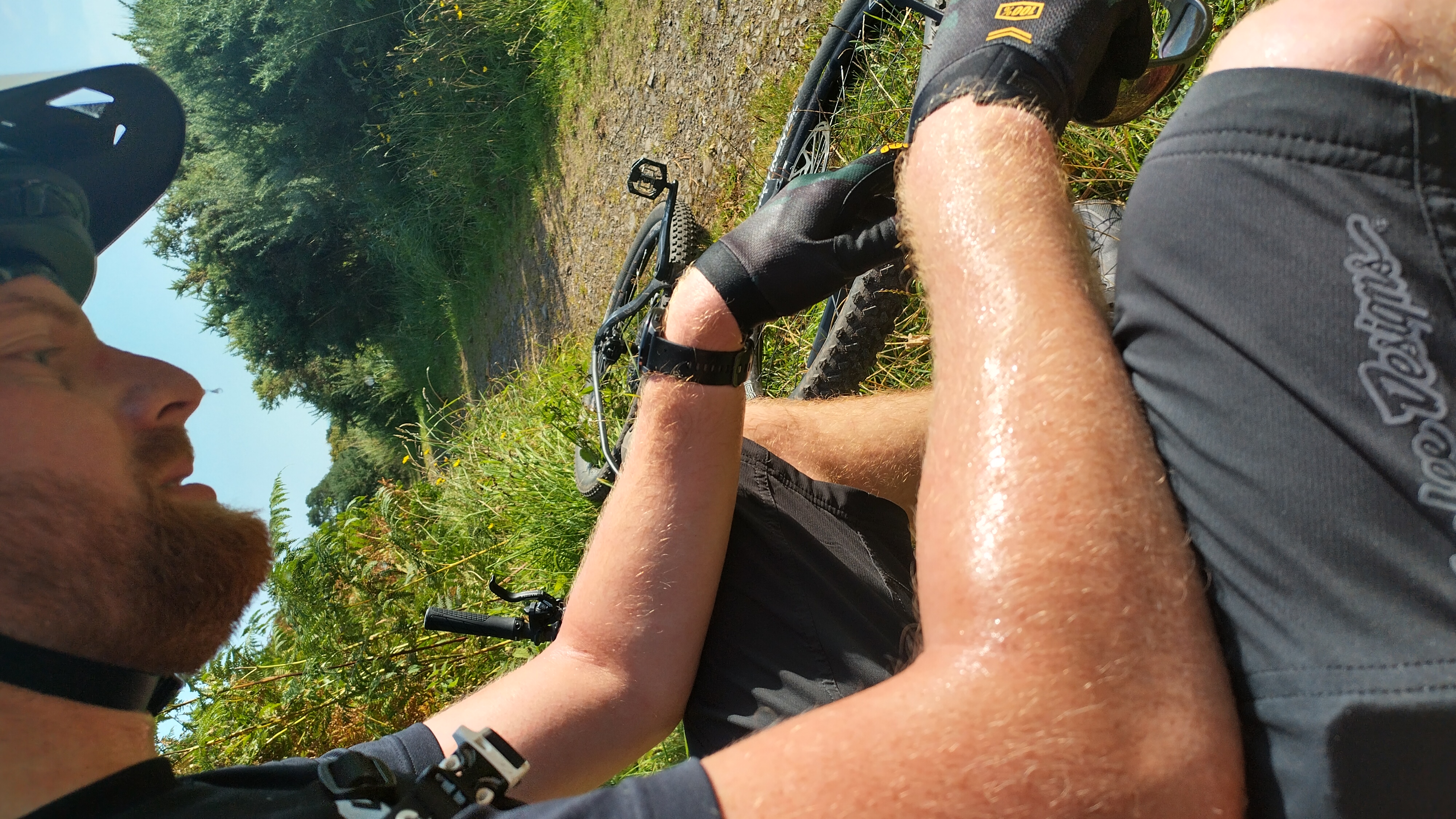 Schweiß in Strömen Placeholder